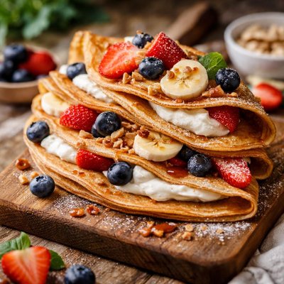 Protein crepes