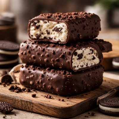 Protein ice bar cookies and cream
