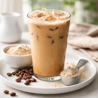 Protein iced coffee
