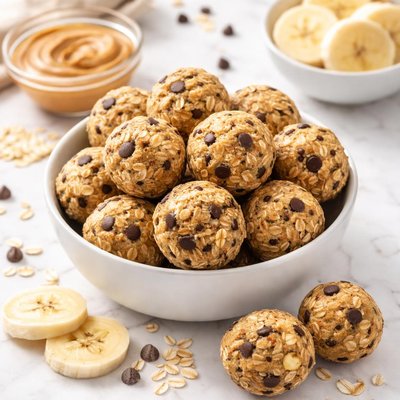 Protein jif peanut butter and banana protein balls