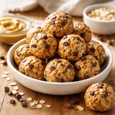 Protein oatmeal peanut butter balls