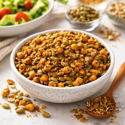 Protein packed salad topper