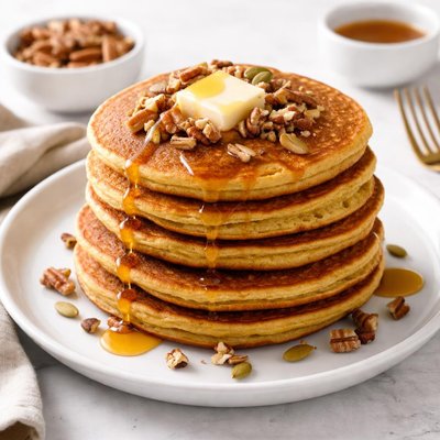 Protein pumpkin pancakes