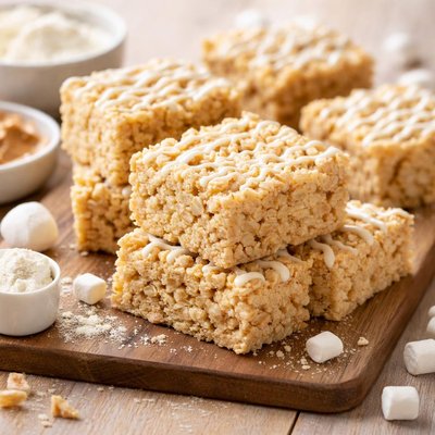Protein rice krispies treat