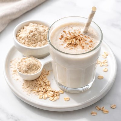 Protein shake with skim milk