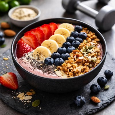 Protein smoothie vitality bowl