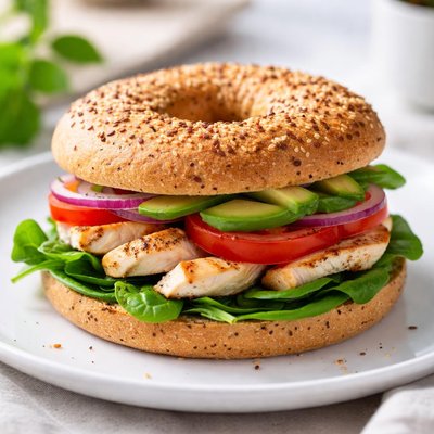 Protein thin bagel