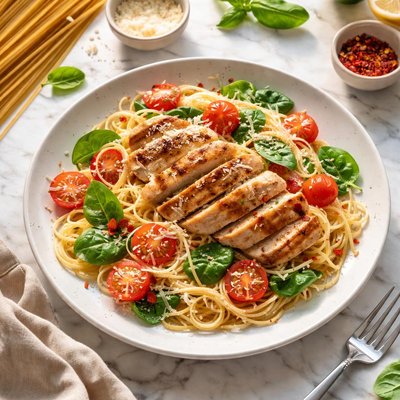 Protein thin spaghetti