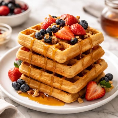 Protein waffles