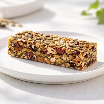 Protein whole seed bar