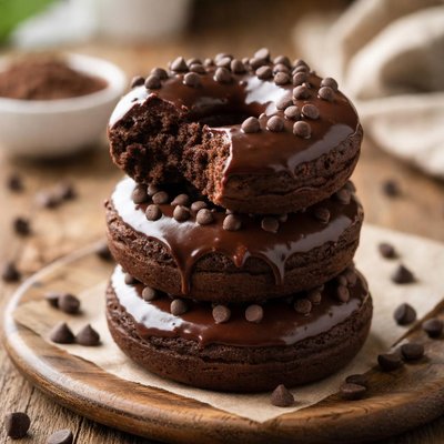 Protien chocolate gluren free doughnut