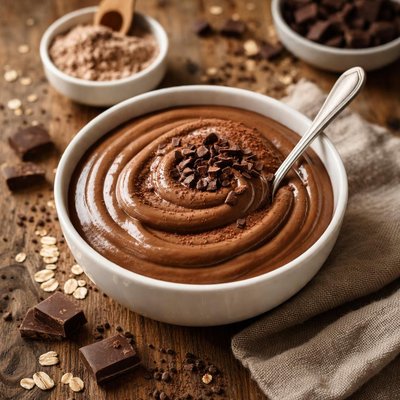 Protien chocolate pudding