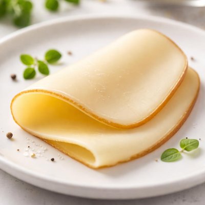 Provolone cheese slice