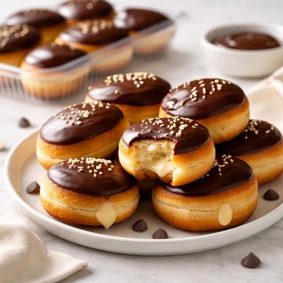 Publix boston cream mini yeast donuts