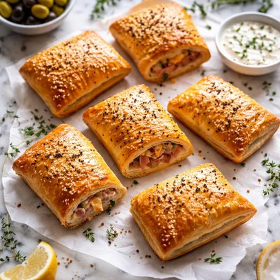 Puff pastry with filling