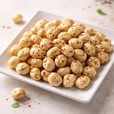 Puffed lotus seeds