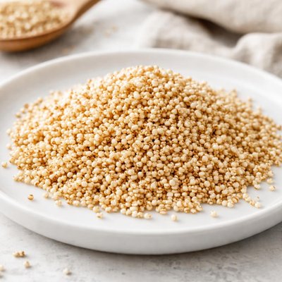 Puffed quinoa
