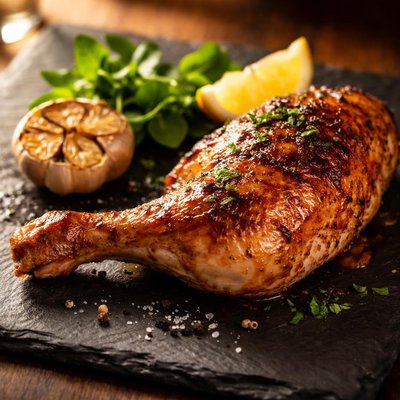 Pulka peceneho kurete