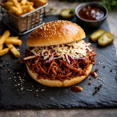 Pulled bbq sandwich
