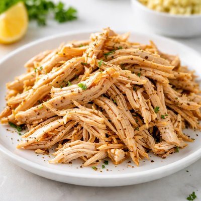 Pulled chicken breast