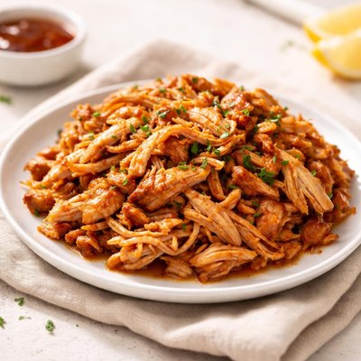 Pulled chicken thigh