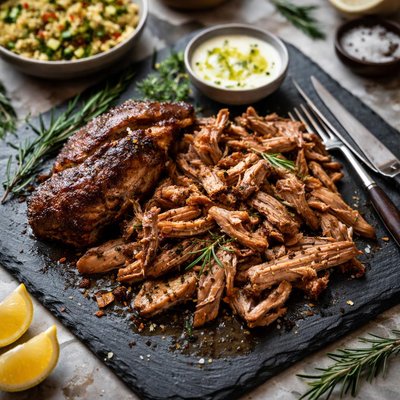 Pulled lamb shoulder