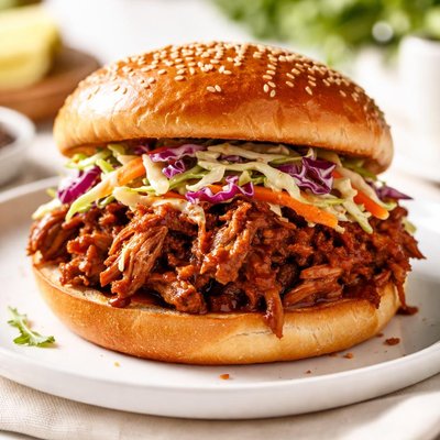 Pulled pork sandwich