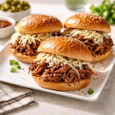 Pulled pork sandwiches