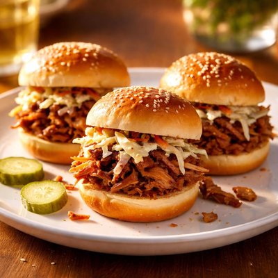 Pulled pork sliders
