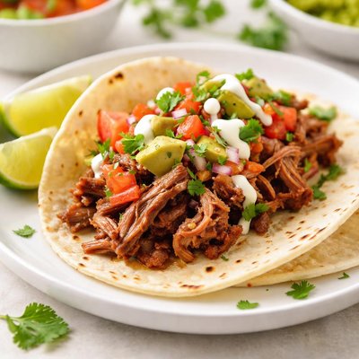 Pulled pork taco