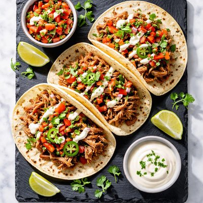 Pulled pork tacos