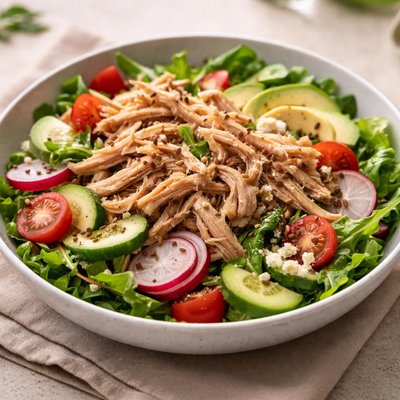 Pulled turkey salad