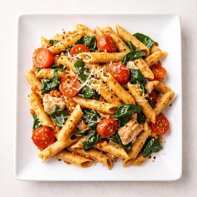 Pâtes de penne aux protéines de légumineuses