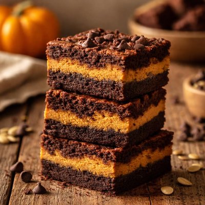 Pumkin brownie