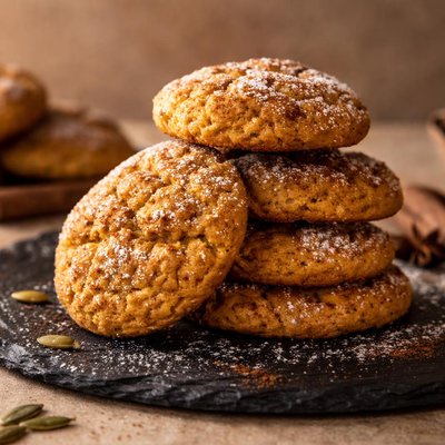 بسكويت اليقطين بالريكوتا