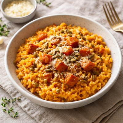 Pumkin risotto