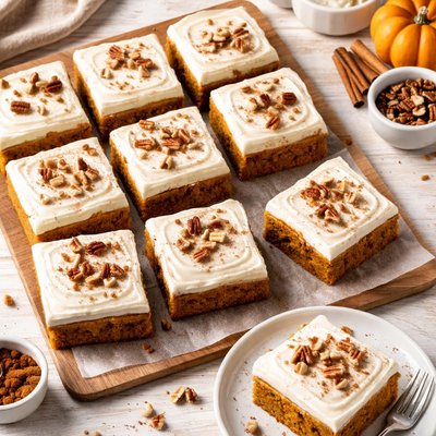 Pumpkin bar cream cheese frosting