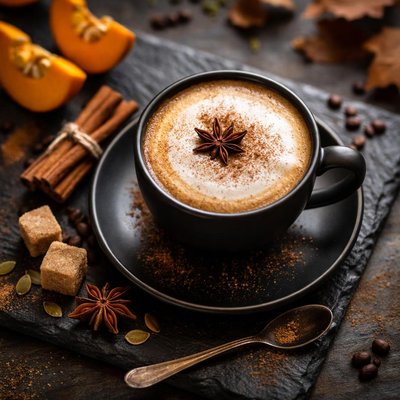 Pumpkin cappuccino
