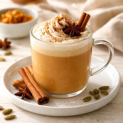 Pumpkin chai latte
