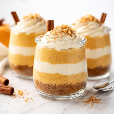 Pumpkin cheesecake parfait