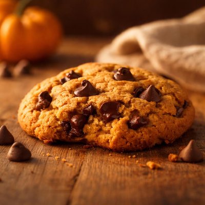 Pumpkin chocolate chip cookie