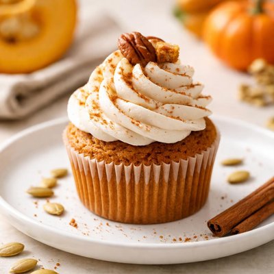 Pumpkin cupcake