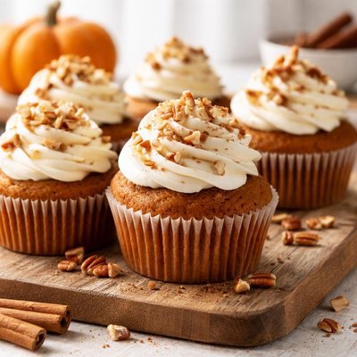 Pumpkin cupcakes