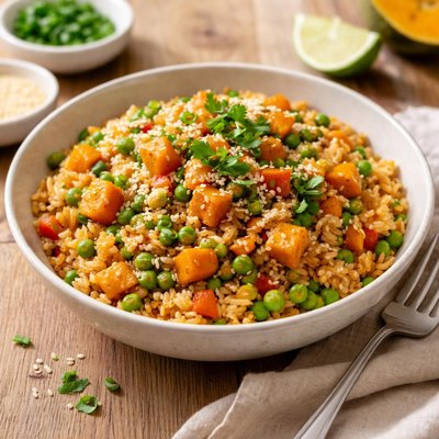 Pumpkin fried rice