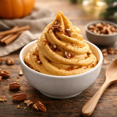 Pumpkin frozen yogurt