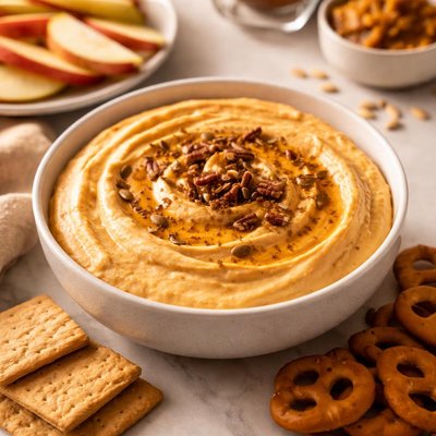 Pumpkin greek yogurt dip