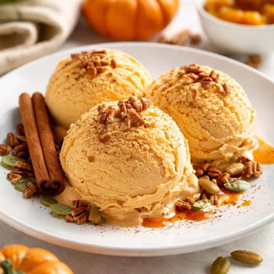 Pumpkin ice cream