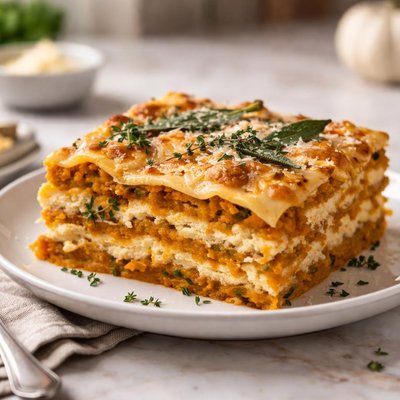 Pumpkin lasagna