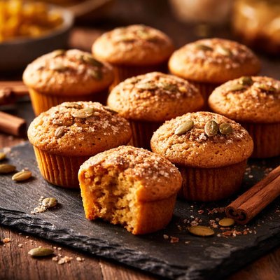 Pumpkin mini muffin