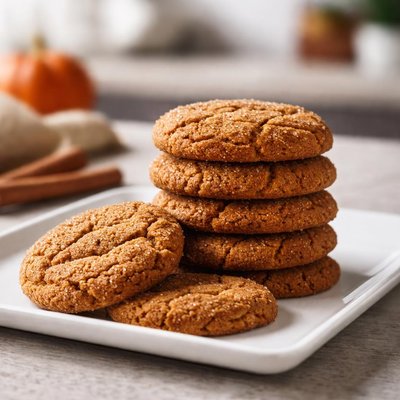 Pumpkin molasses cookies